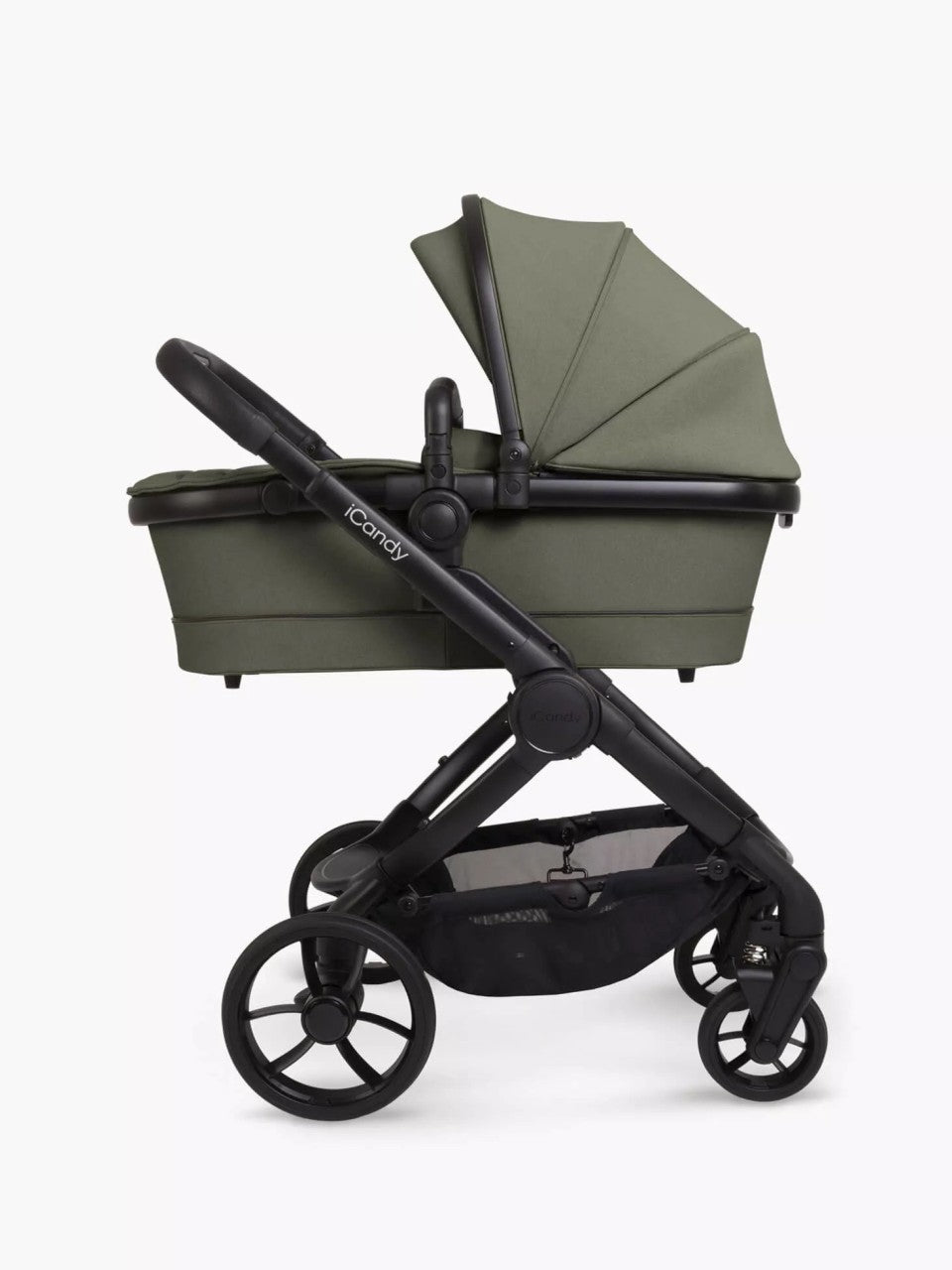 Peach 7 Kinderwagen Complete Bundle – Babywanne, Parasol & Fußsack | iCandy