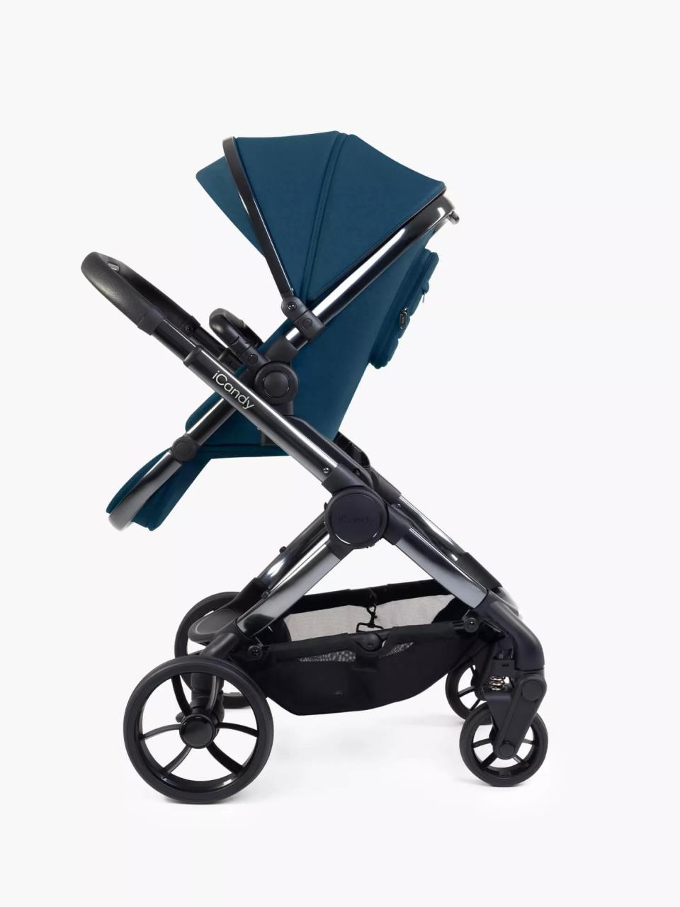 Peach 7 Kinderwagen Complete Bundle – Babywanne, Parasol & Fußsack | iCandy