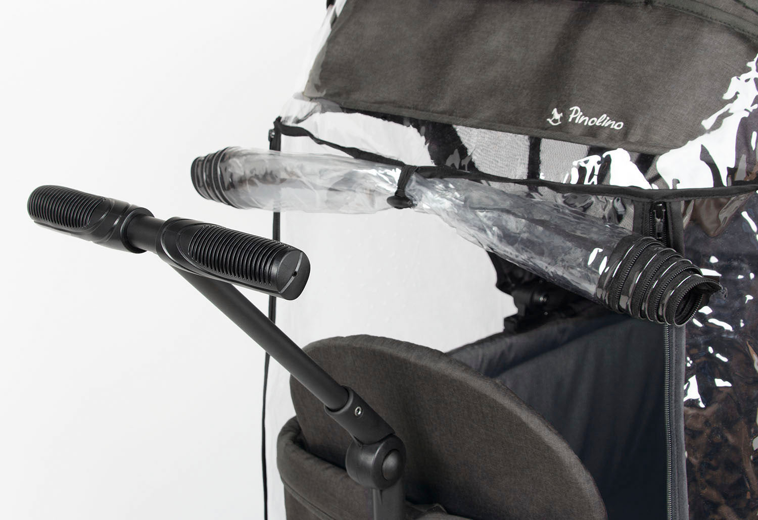 Pinolino Pinolino 2-in-1 Kinder- und Bollerwagen Cubi Schwarz - Faltbar mit Sonnendach – Ansicht 29 | bimboo.ch Schweiz