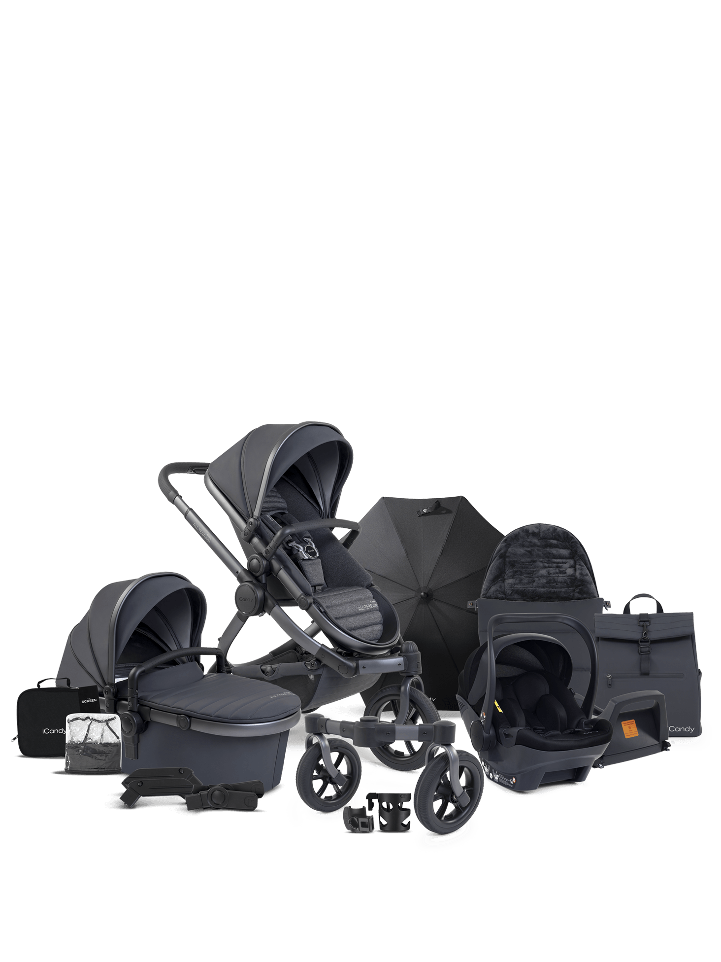 iCandy Peach 7 AllTerrain Storm on Nimbus – Geländekinderwagen für aktive Familien | iCandy
