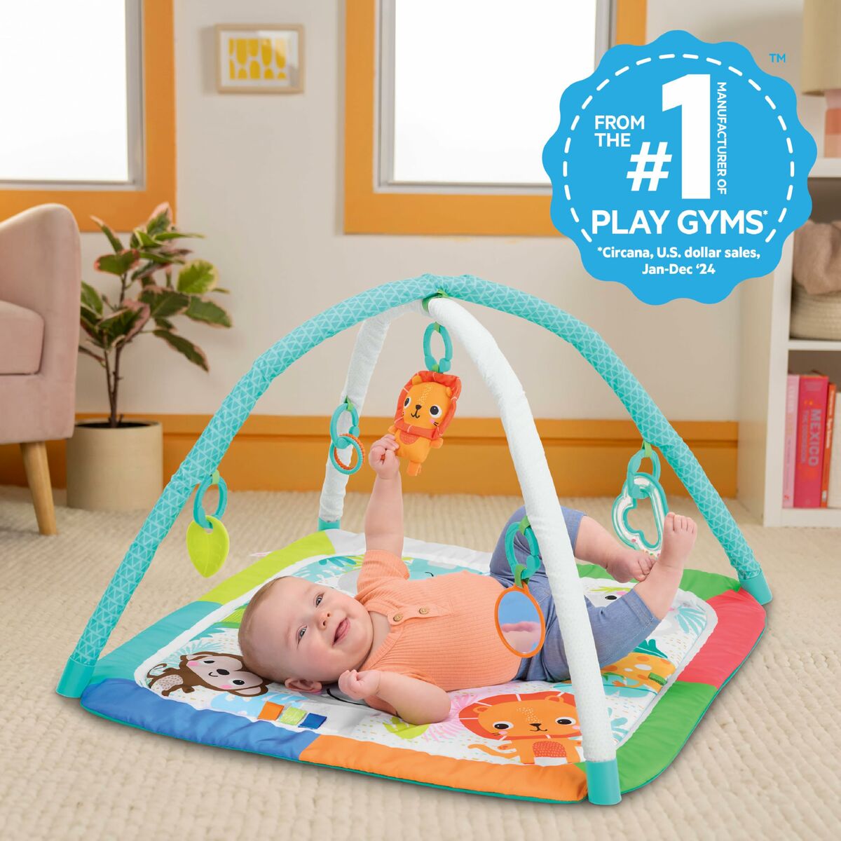 Spielmatte Bright Starts Dschungel Bunt