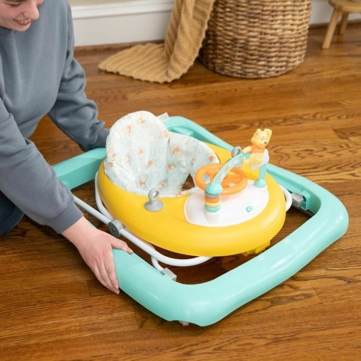 Gehhilfe auf Rädern Bright Starts Winnie de Pooh Bunt