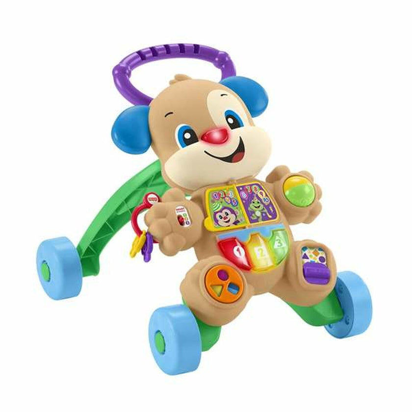 Gehhilfe auf Rädern Fisher-Price Sound Lichter Hund Mehrsprachig