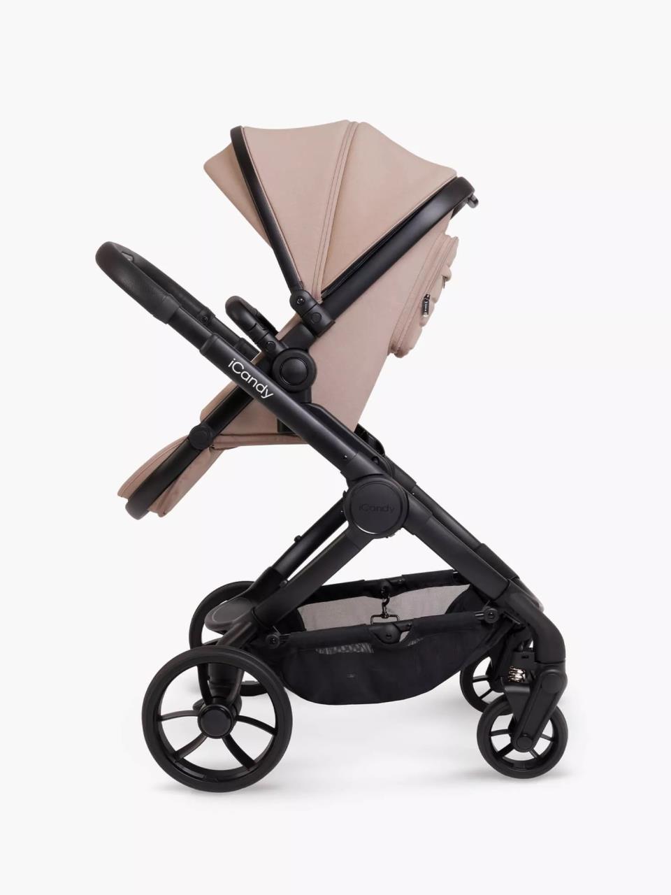 Peach 7 Kinderwagen Complete Bundle – Babywanne, Parasol & Fußsack | iCandy