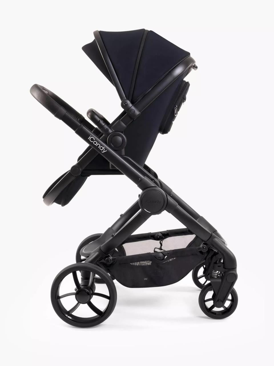 Peach 7 Kinderwagen Complete Bundle – Babywanne, Parasol & Fußsack | iCandy