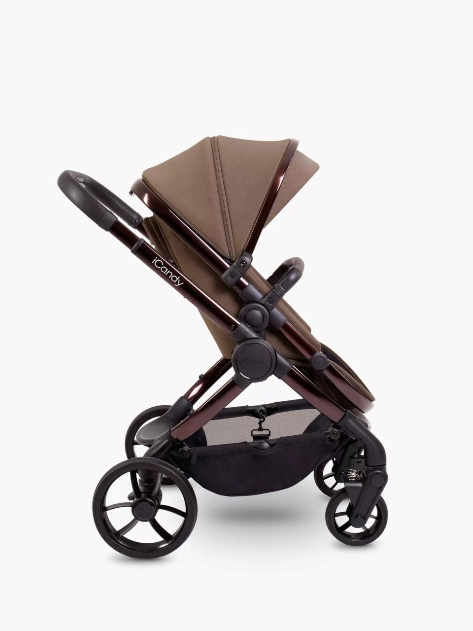 Peach 7 Kinderwagen Complete Bundle – Babywanne, Parasol & Fußsack | iCandy