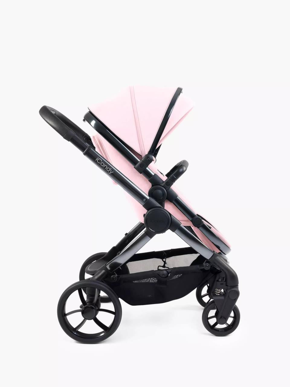 Peach 7 Kinderwagen Complete Bundle – Babywanne, Parasol & Fußsack | iCandy