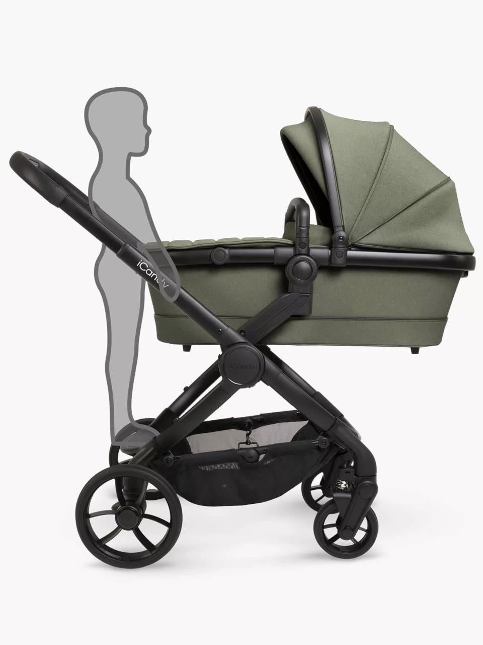 iCandy Peach 7 Kinderwagen Combo – Babywanne & Sportsitz ab Geburt | iCandy
