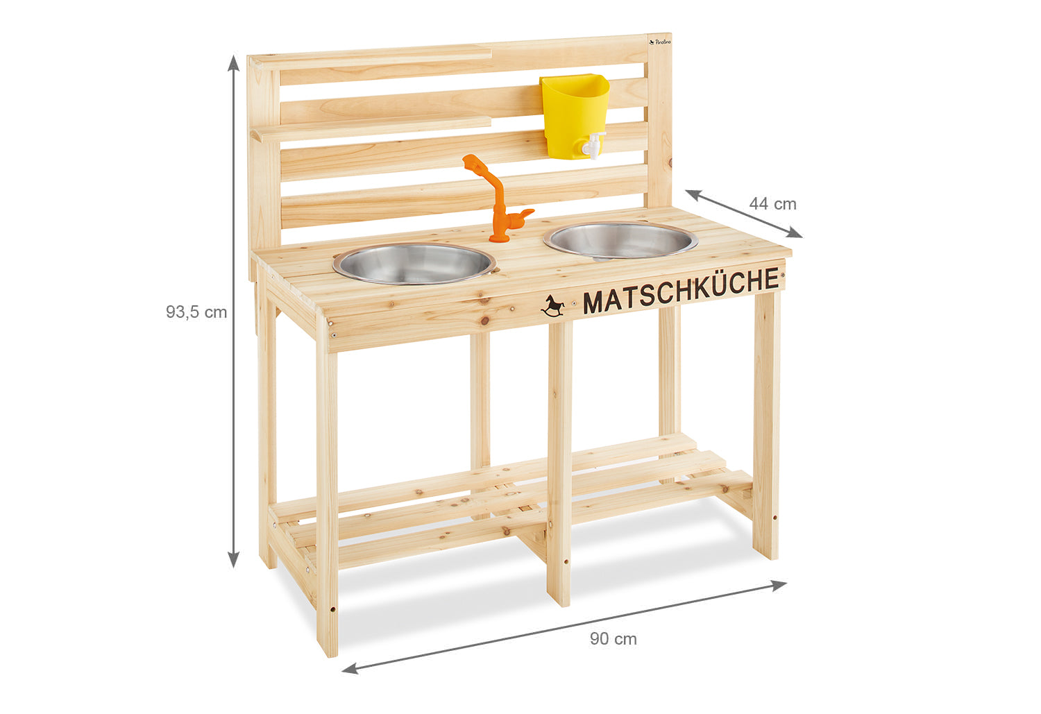 Matschküche „Malu“ aus massivem Tannenholz