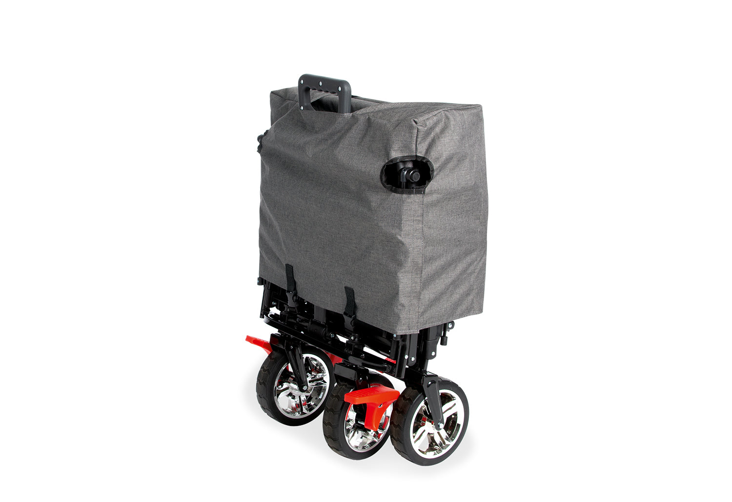 Klappbollerwagen „AddPlus“ – Grau Meliert
