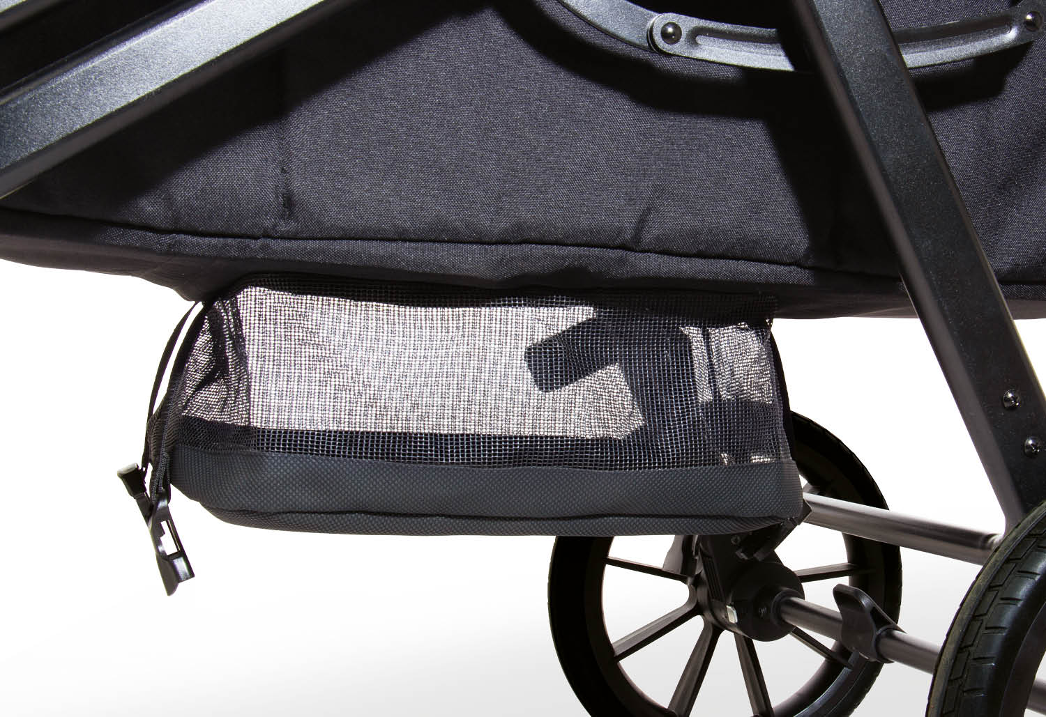 Pinolino 2-in-1 Kinder- und Bollerwagen Cubi Schwarz - Faltbar mit Sonnendach
