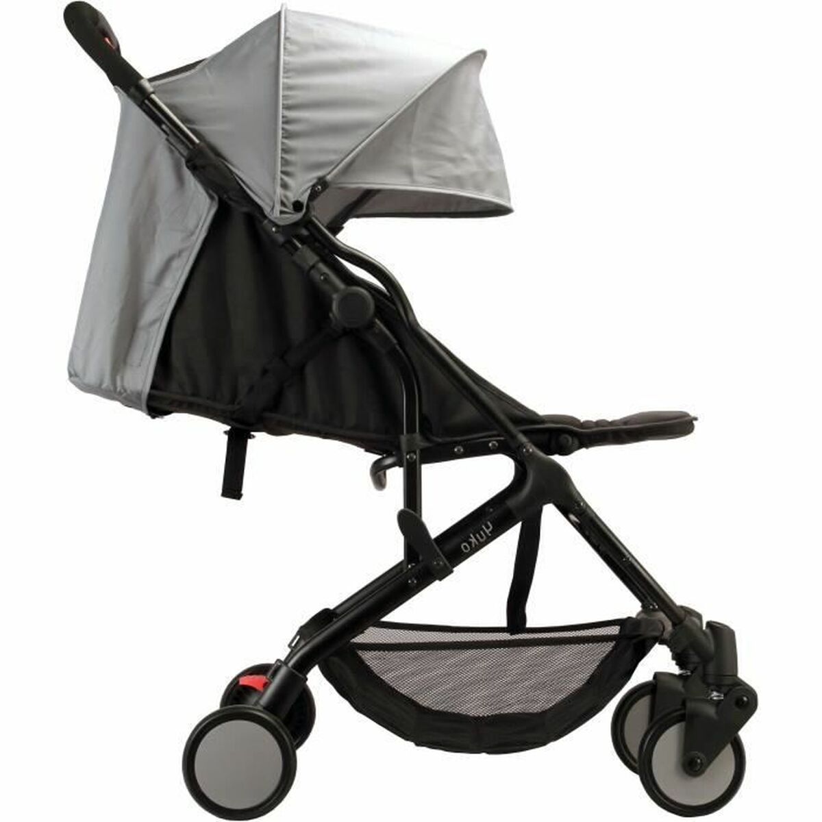 Kinderwagen Bambisol Schwarz Grau