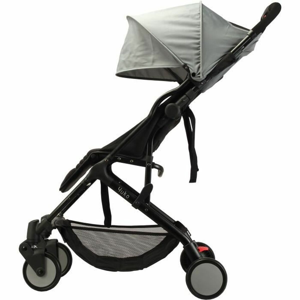 Kinderwagen Bambisol Schwarz Grau