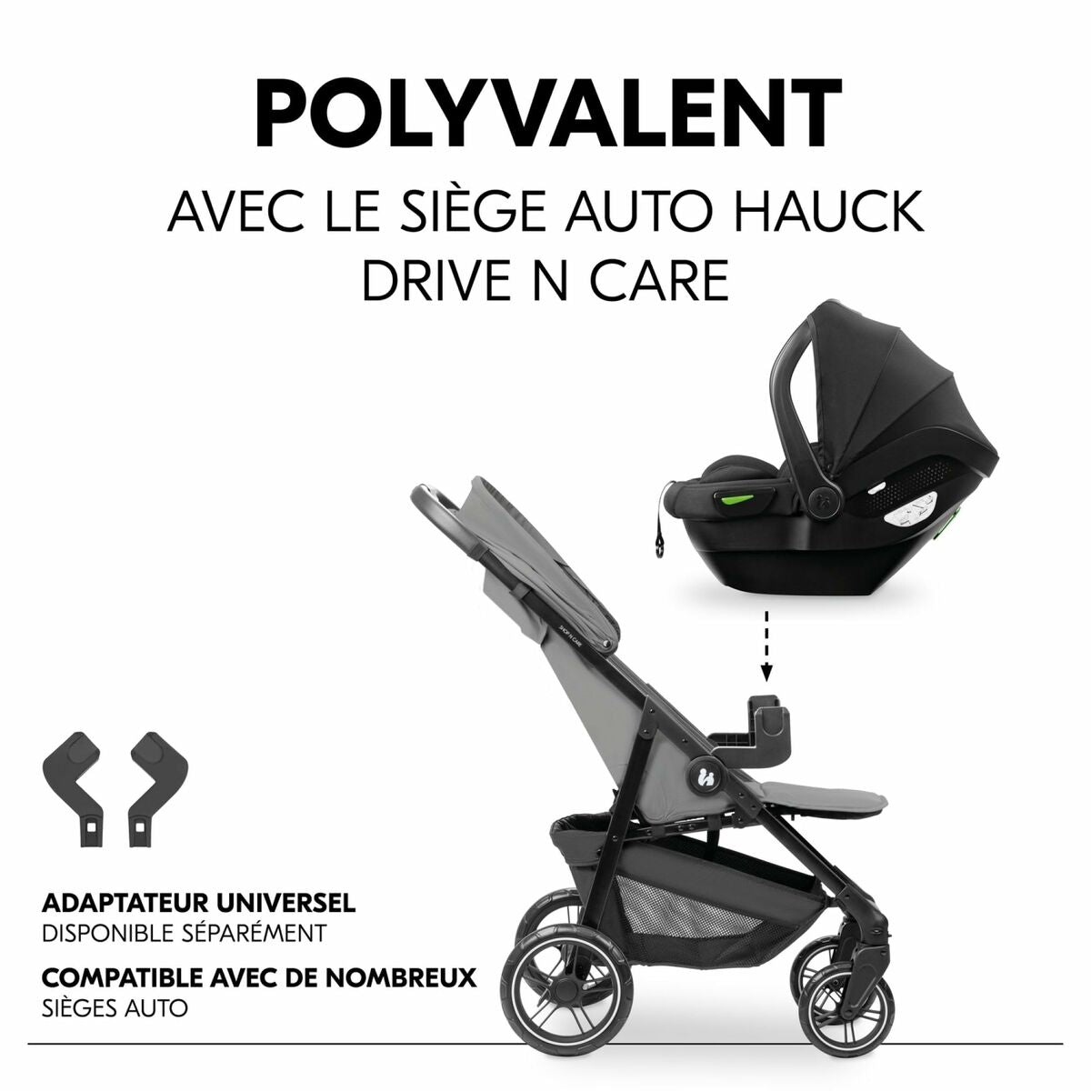 Kinderwagen Hauck Grau