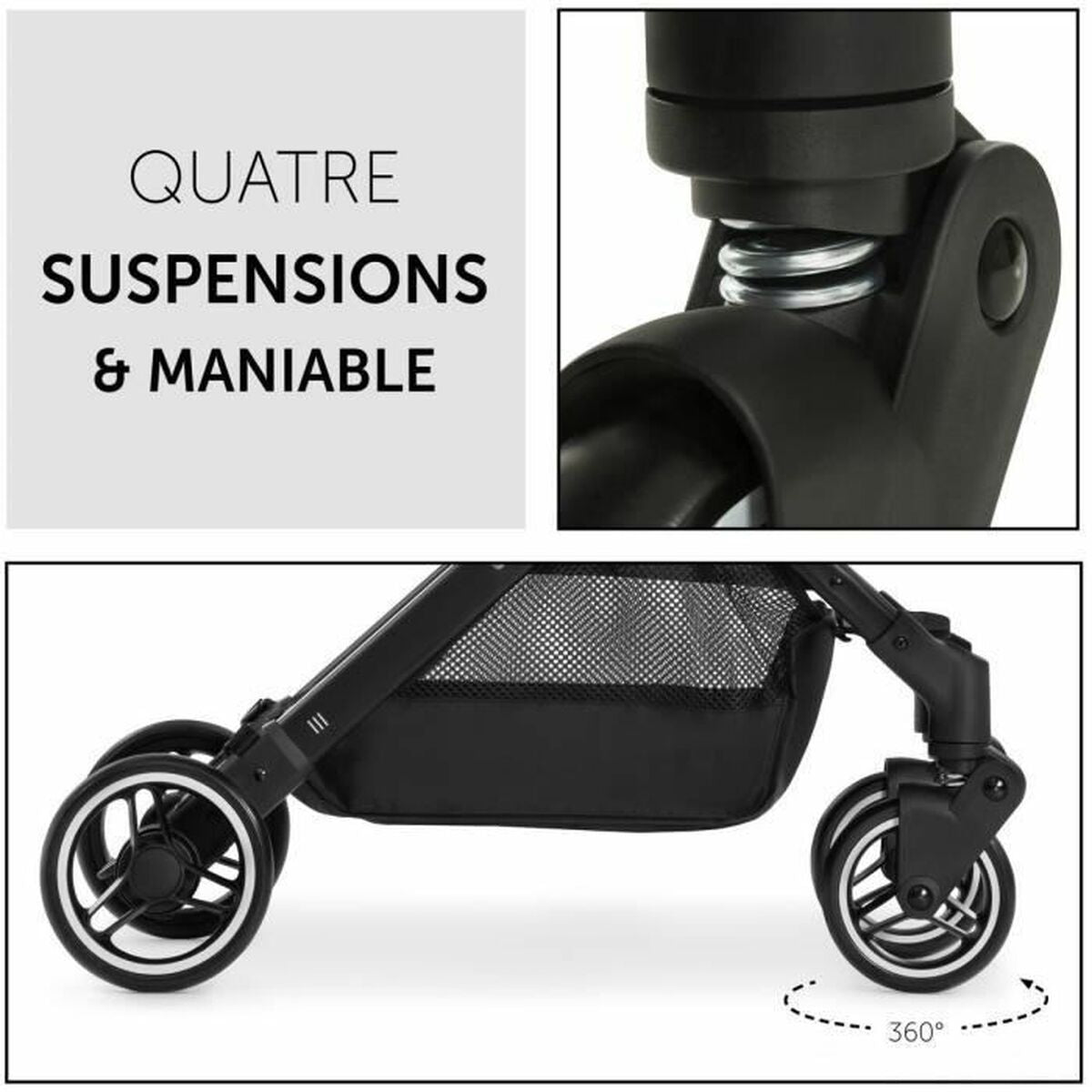 Kinderwagen Hauck Schwarz