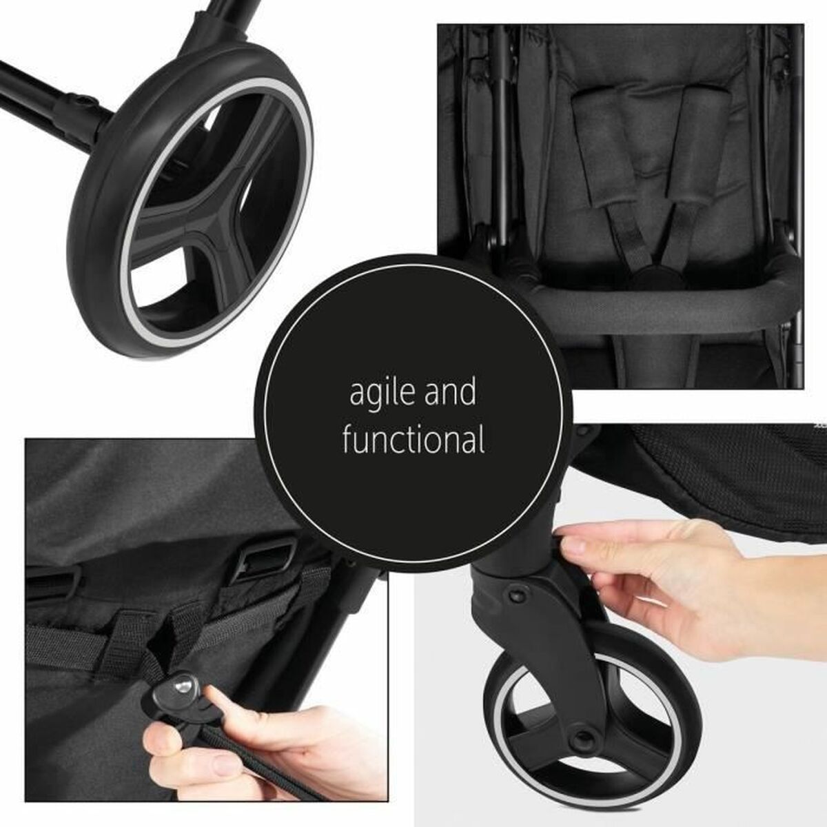 Kinderwagen Hauck Schwarz