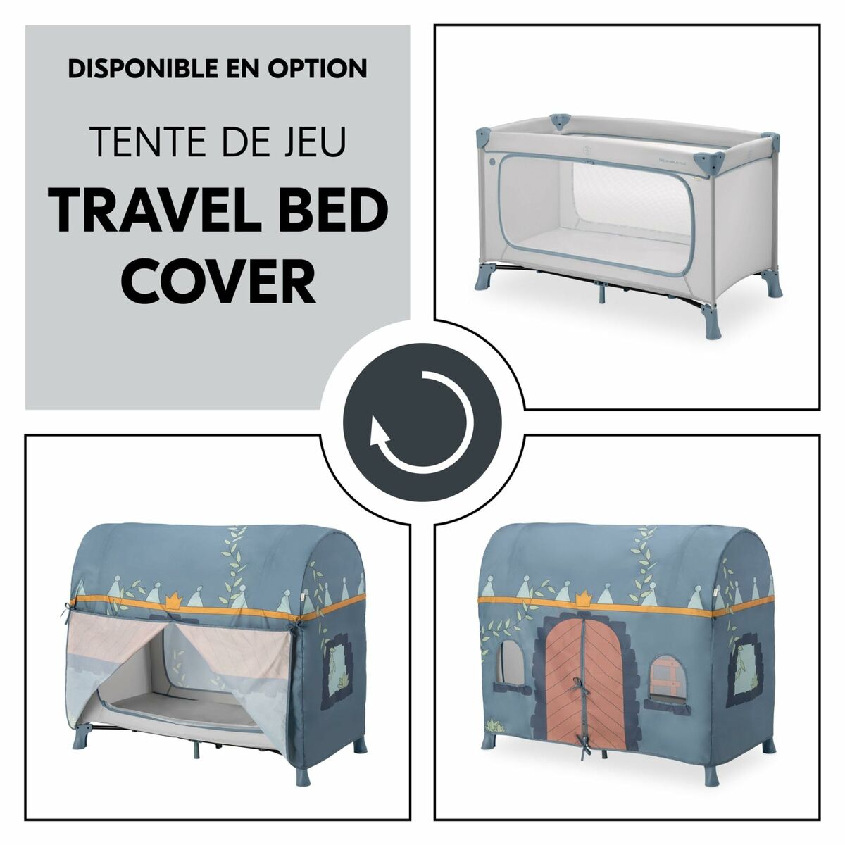 Babybettchen Hauck Blau