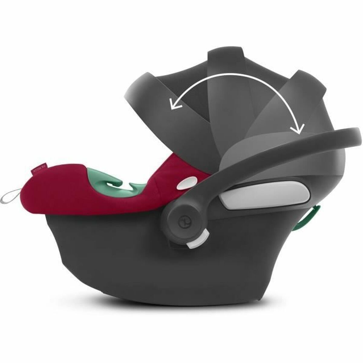 Kindersitz Cybex Aton B2 i-Size Rot ECE R129/04 ISOFIX