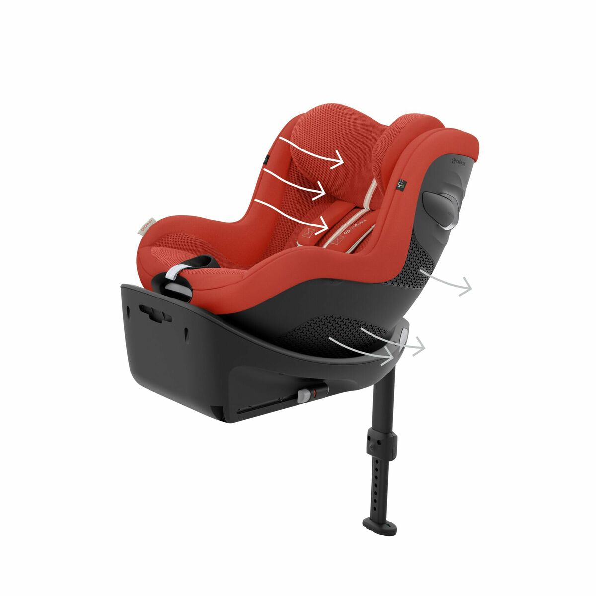 Kindersitz Cybex Sirona G I-SIZE PLUS Rot rouge ECE R129/04