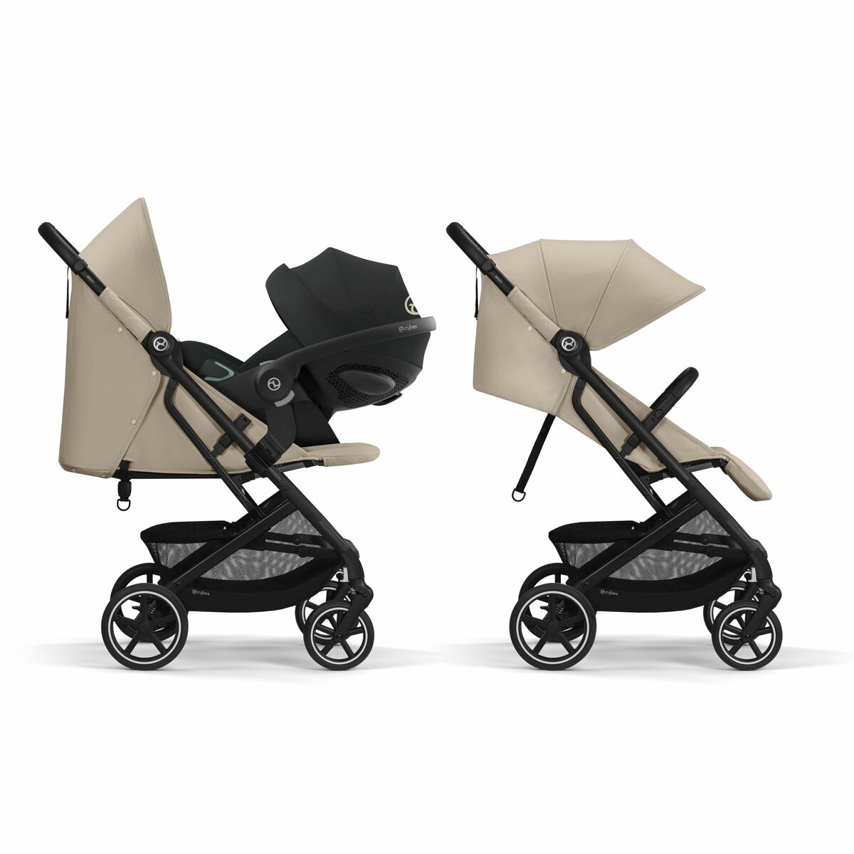 Kinderwagen Cybex Beezy BLK Beige