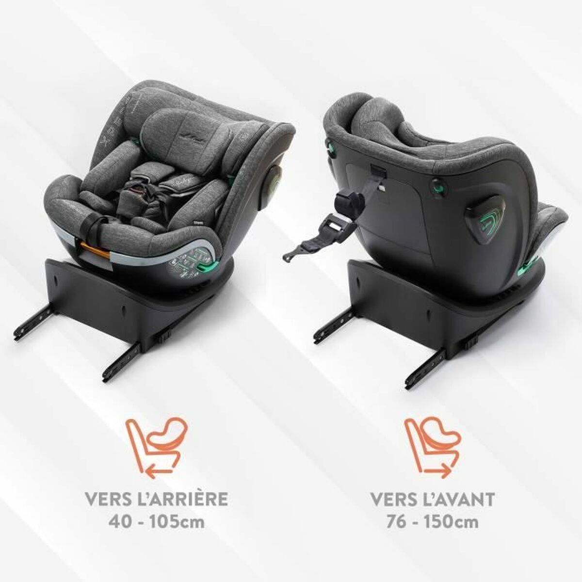 Kindersitz Babyauto XPERTA BLACK LINE Schwarz 0 (de 0 a 10 kilos) 0+ (de 0 a 13 kilos) I (9 - 18 kg) II (15-25 kg) III (22 - 36 kg