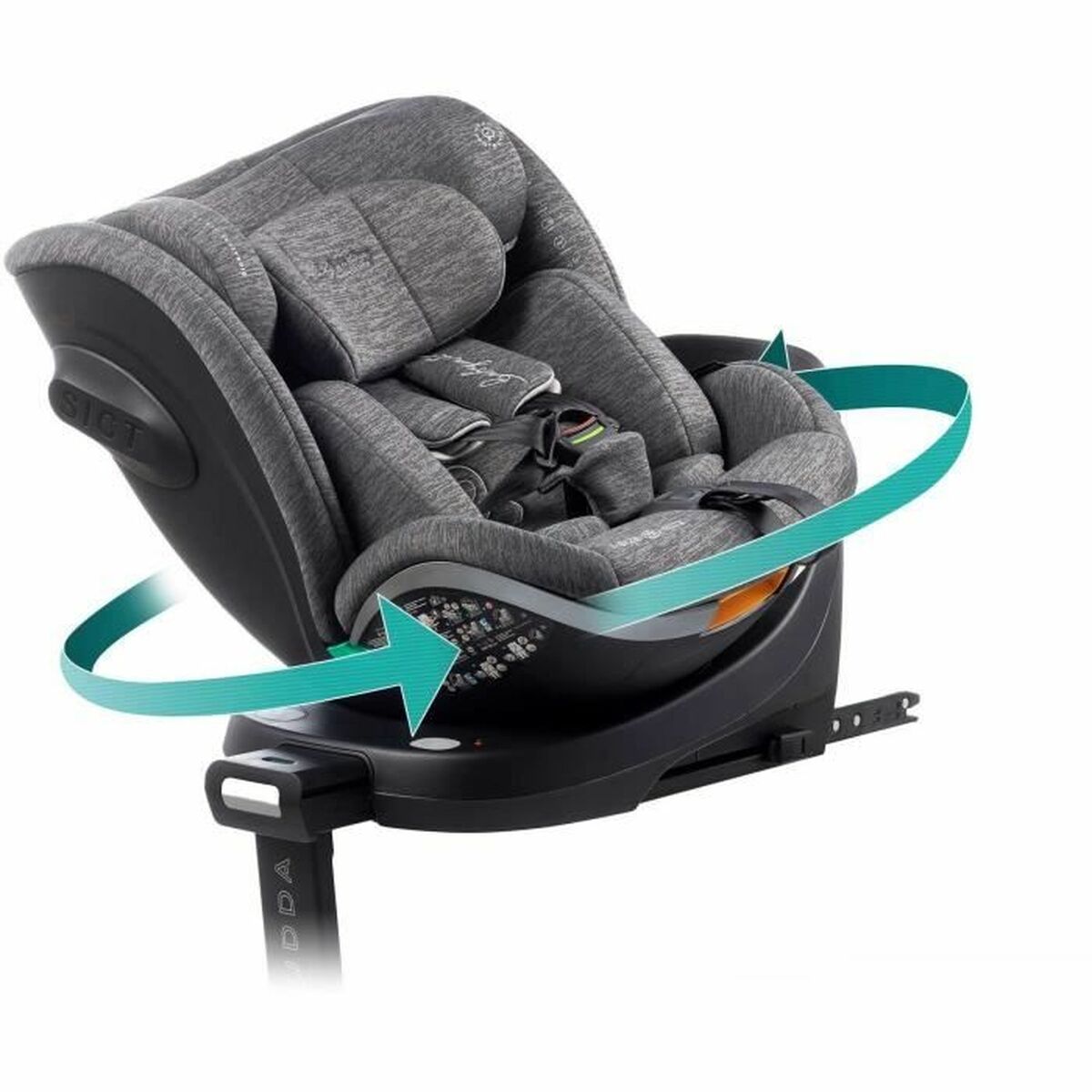 Kindersitz Babyauto SCUDDA GREY DOBBY Grau 0 (de 0 a 10 kilos) 0+ (de 0 a 13 kilos) I (9 - 18 kg) II (15-25 kg) III (22 - 36 kg) F