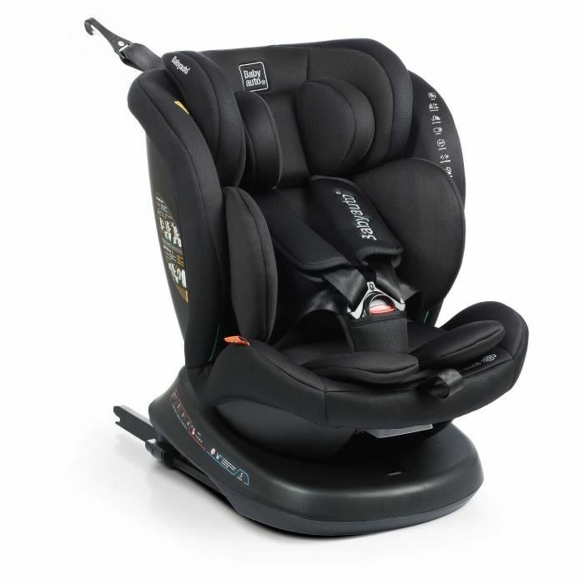Kindersitz Babyauto RODIA Schwarz 0 (de 0 a 10 kilos) I (9 - 18 kg) II (15-25 kg) III (22 - 36 kg) Für Kinder ECE R129/04