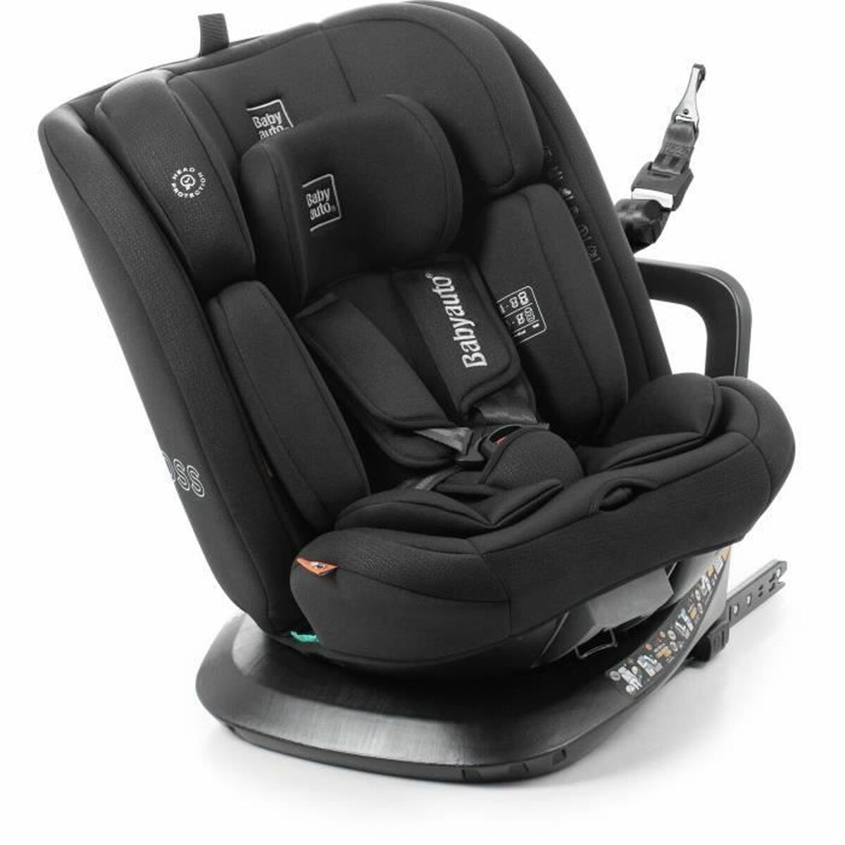 Kindersitz Babyauto ACROSS Schwarz 0 (de 0 a 10 kilos) I (9 - 18 kg) II (15-25 kg) III (22 - 36 kg) Für Kinder ECE R129/04