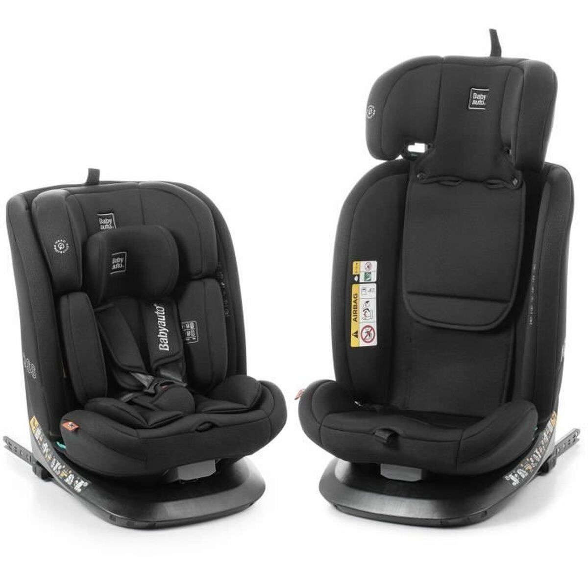 Kindersitz Babyauto ACROSS Schwarz 0 (de 0 a 10 kilos) I (9 - 18 kg) II (15-25 kg) III (22 - 36 kg) Für Kinder ECE R129/04