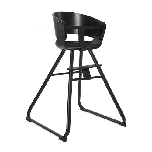 iCandy MiChair Hochstuhl Schwarz – 3/4 Ansicht