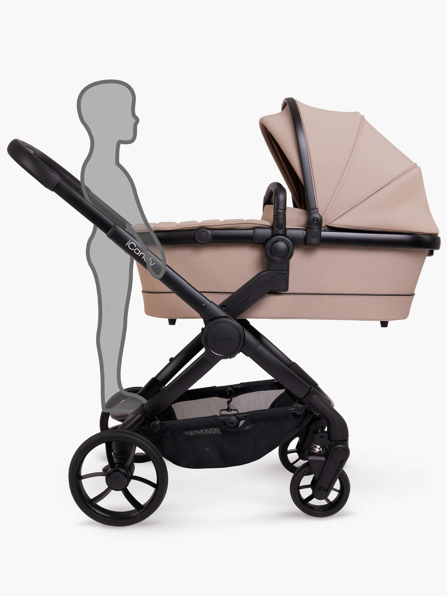 iCandy Peach 7 Bundle – Babywanne mit Ride-on Board